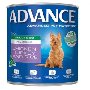 Adult. Can (Chicken, Turkey + Rice) 700g Dog Food Delivered