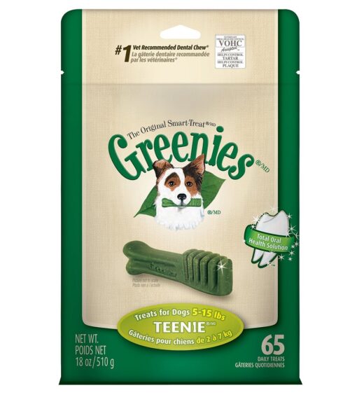 Greenies Dental Chews TreatPack Teenie Dogs - Weight Control Dog Treats