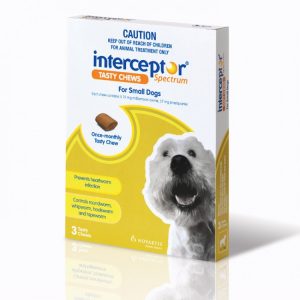 Interceptor Spectrum Tasty Chew For Small Dogs - The Best Pet Shop Australia