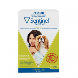 Sentinel Spectrum Tasty Chew Small Dogs - Pet Shop Online Australia